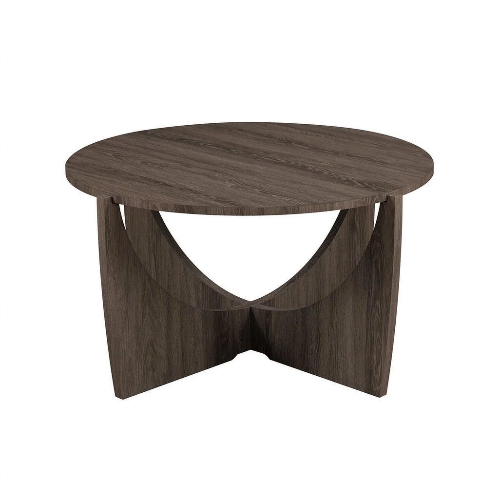 35" Round Wood Coffee Table A78858