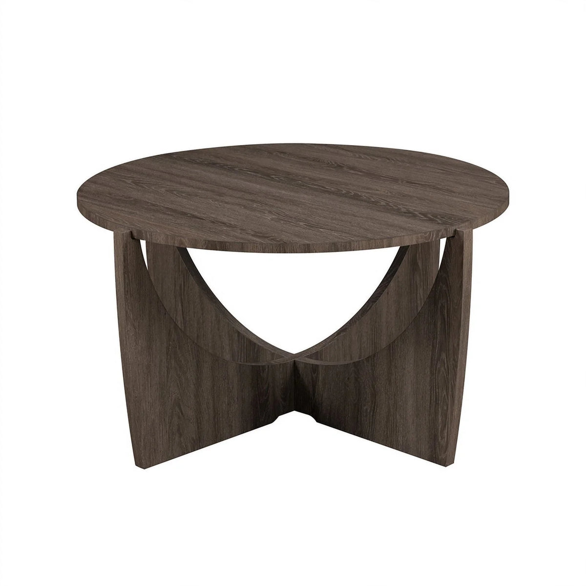 35" Round Wood Coffee Table A78858