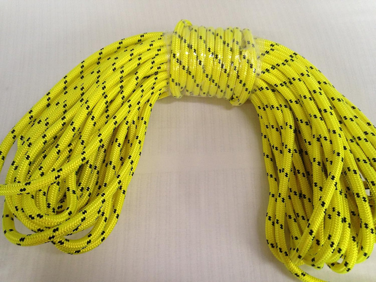 1/2 Inch by 100 Feet Yellow Arborist Rigging Rope V418279