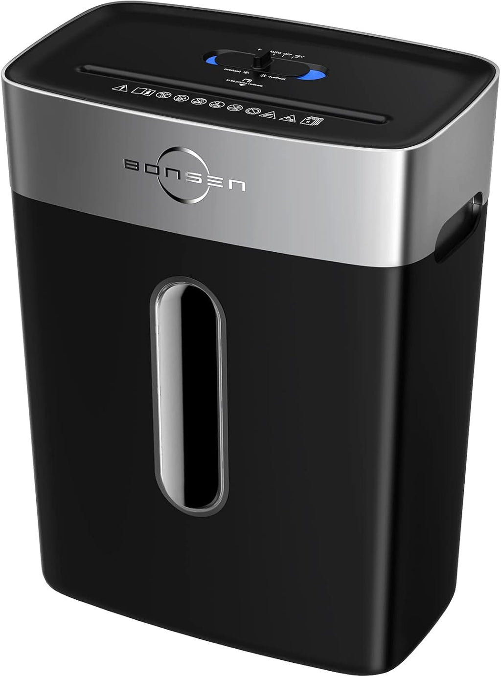 8-Sheet Crosscut Paper Shredder with 4 Gallons Wastebasket, Pack of 2 N611