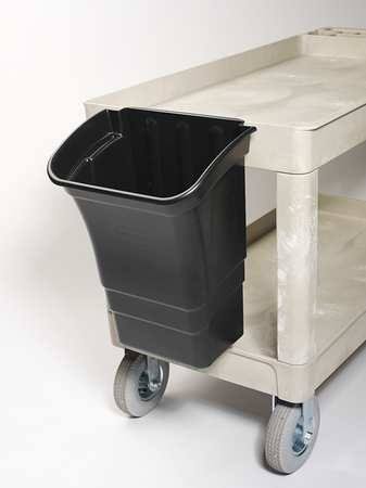 Black 3-Shelf Utility Cart H671