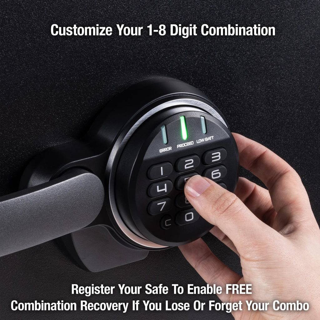Water and Fire-Resistant Safe with Digital Keypad Lock, 2.0 cu. ft. V8483