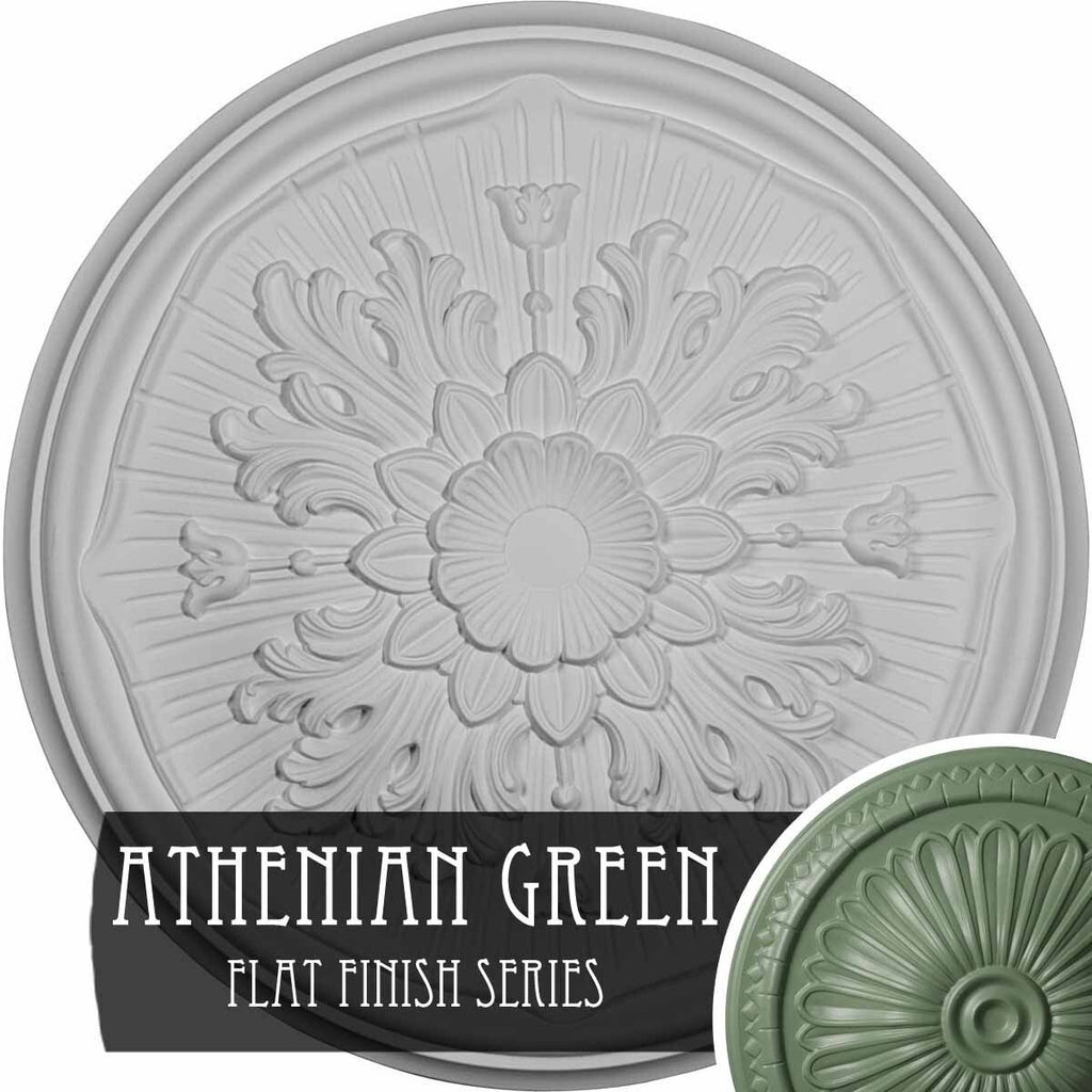 15 3/4x22OD x 5/8x22P Hand-Painted Ceiling Medallion S69295