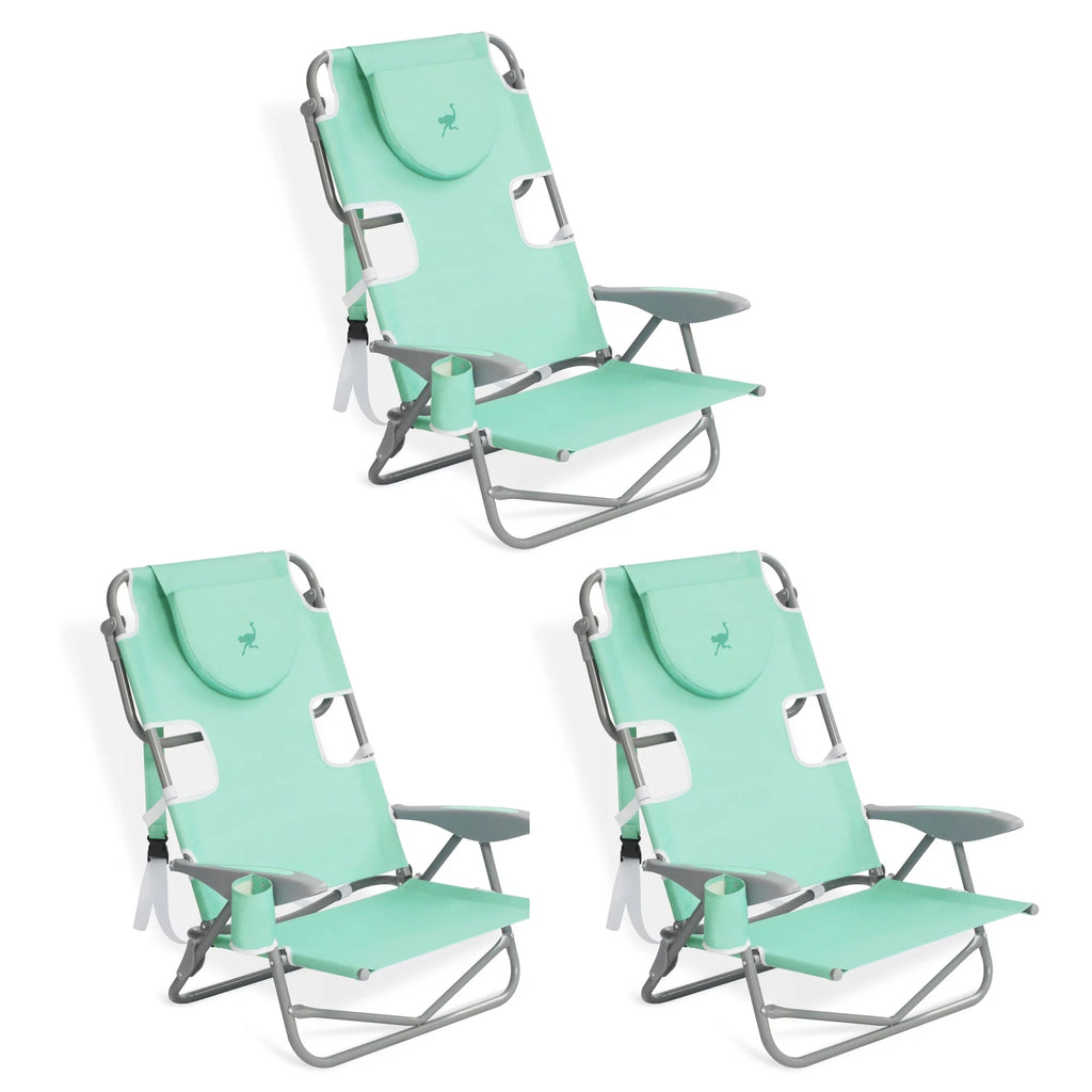 Teal Folding Outdoor Camping Chair 3 Pack B41795