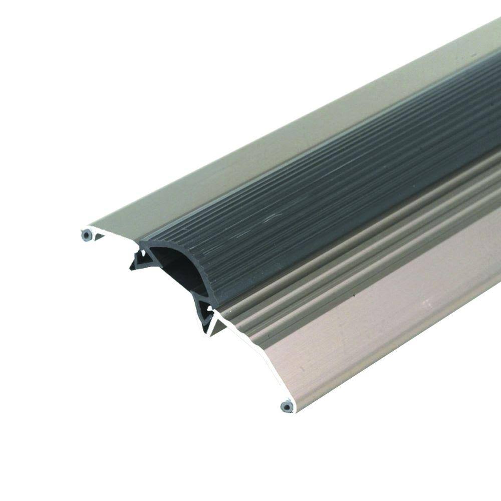 Satin Nickel Aluminum Threshold with Vinyl Seal C5714