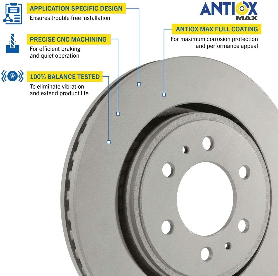 Front Brake Rotor Pack of 2 U76865
