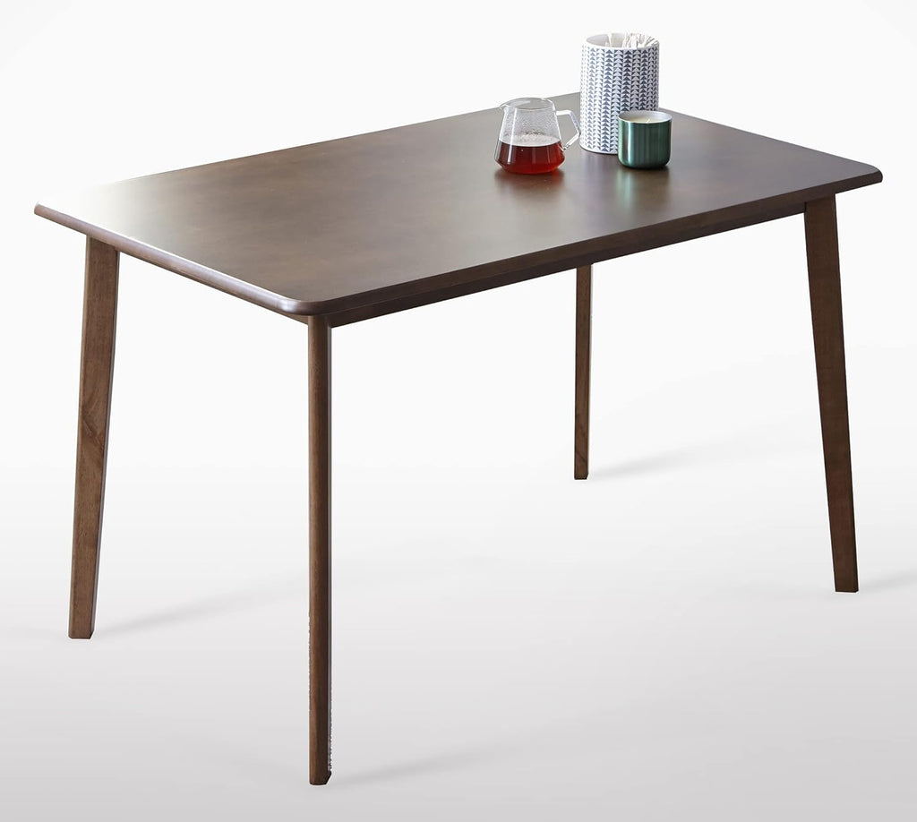 Natural Solid Rubber Wood Dining Table A89784