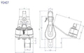 Double Fixed with Cam and Becket F27086