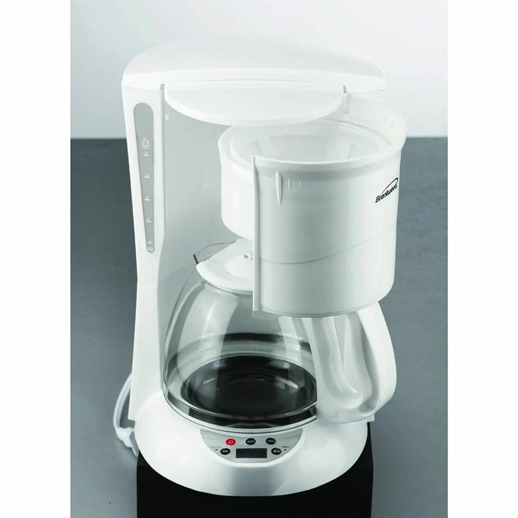 White 12 Cup Digital Coffee Maker N696317