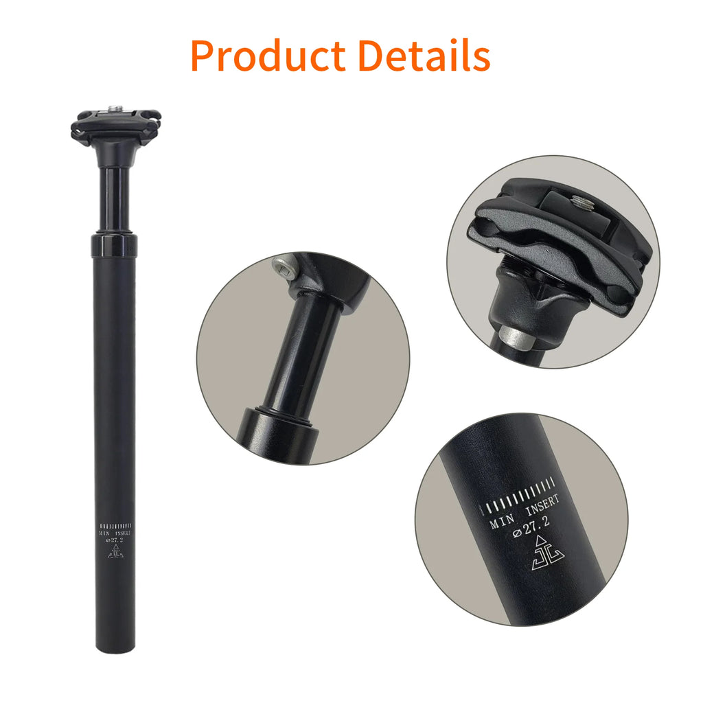 Bicycle Dropper Seatpost Adjustable Mtb Suspension Seat Post G584333