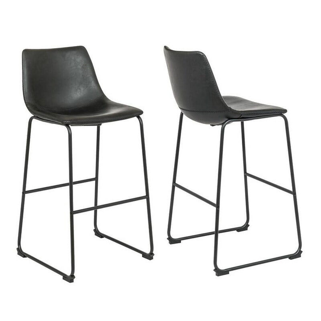 Tan Bar Stools Set of 2 W27132