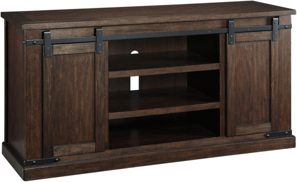 Large TV Stand Whitewash Y546554