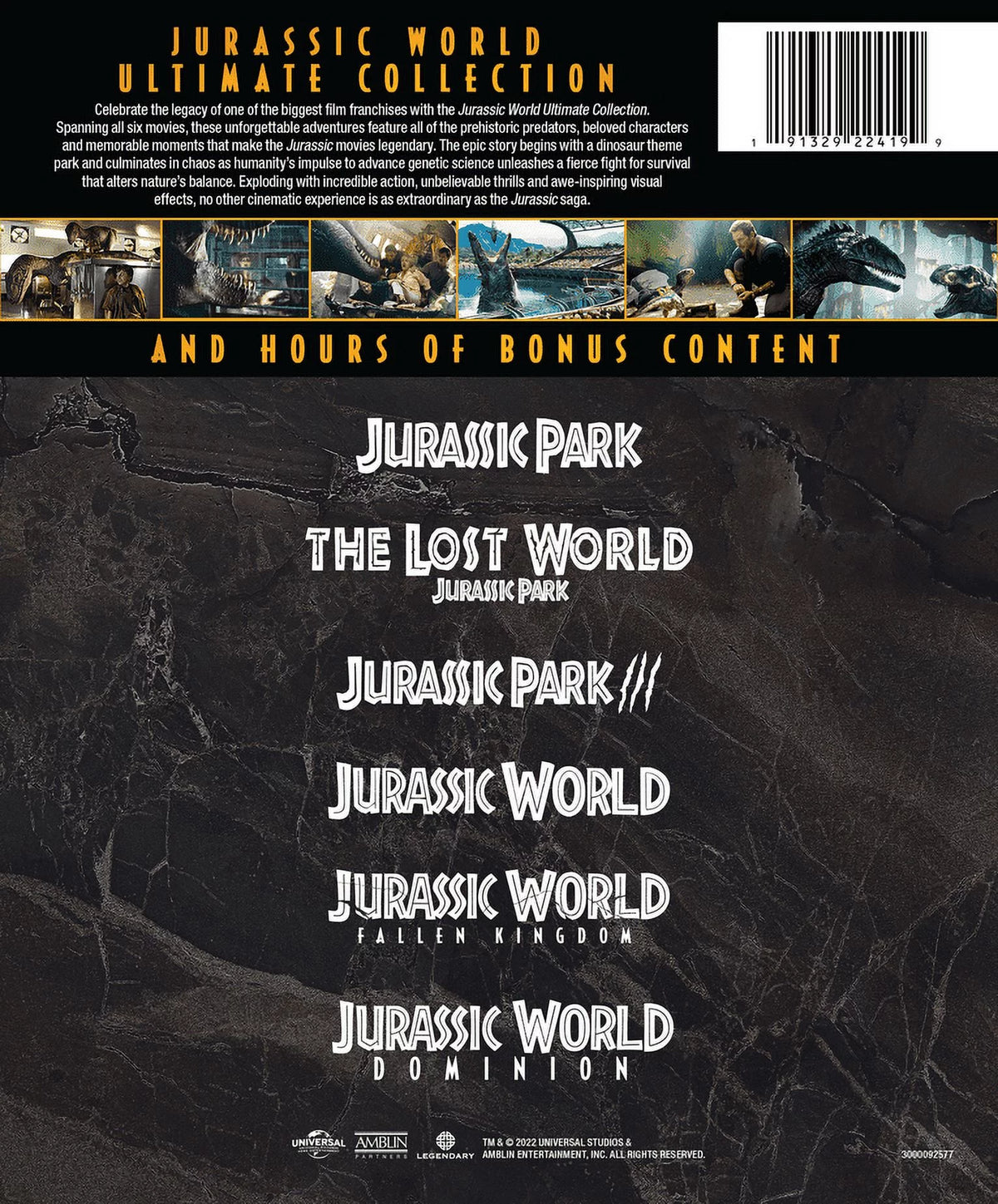 6-Movie Collection Blu-ray DVD Digital Copy Y4746