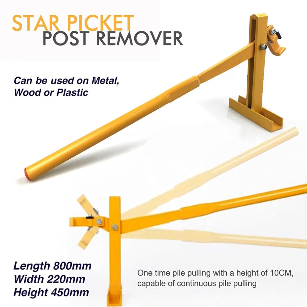 Heavy Duty Post Puller Set with Lifting Chain Puller H59318