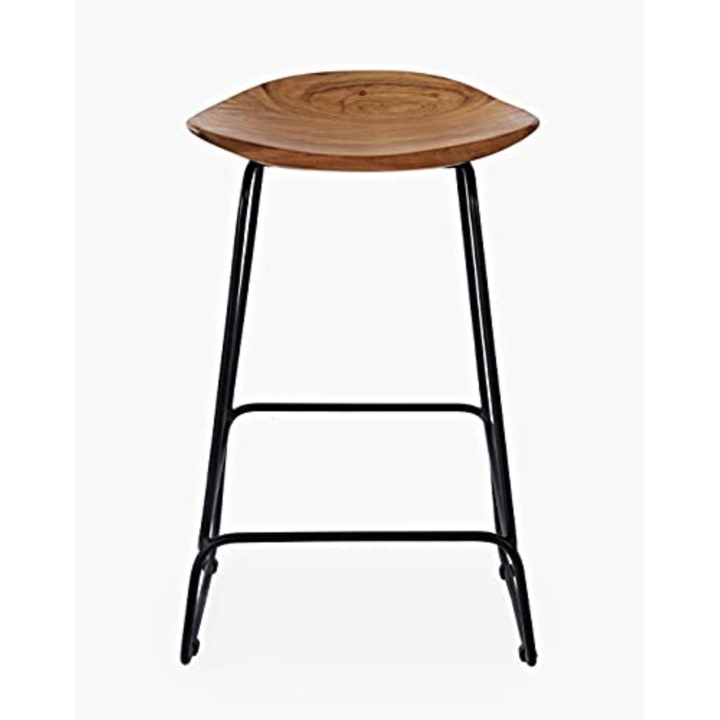 Solid Wood Counter Height Backless Stool (Set of 3) F448480