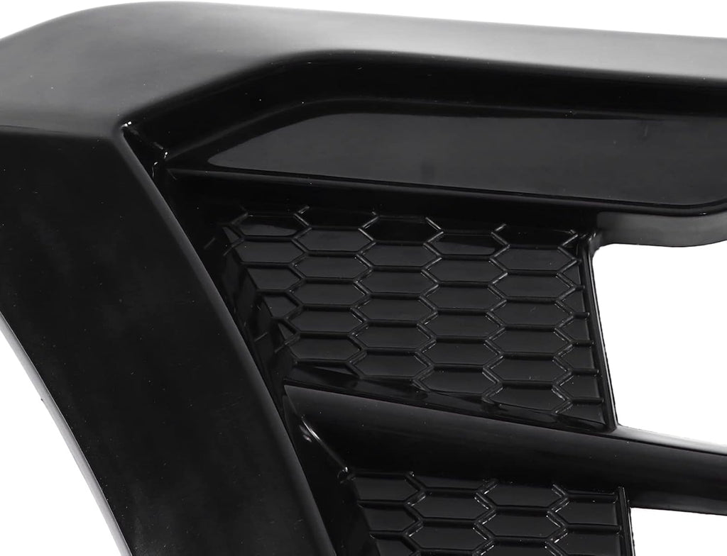 2pcs Gloss Black Car Hood Vent Scoop Kit G67107