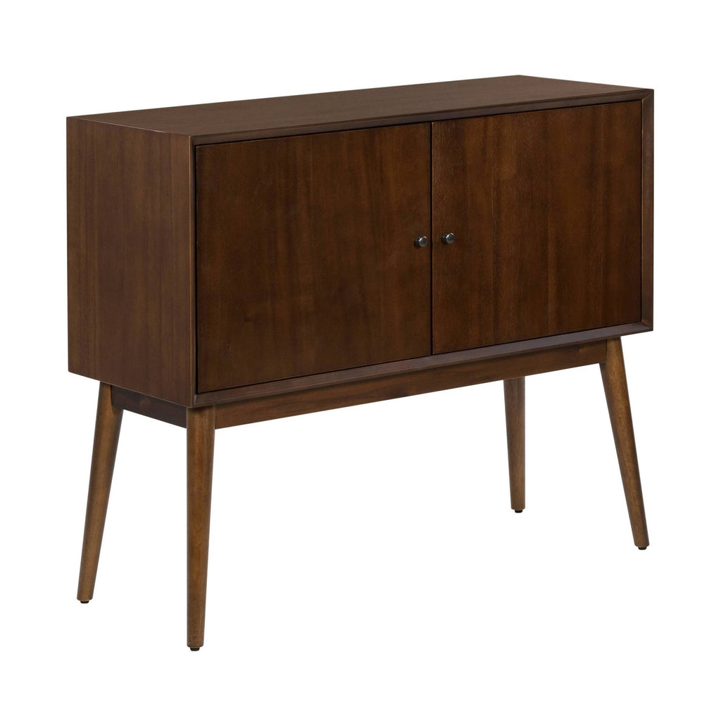 2 Door Storage Cabinet, Classic Walnut, Brown E8863