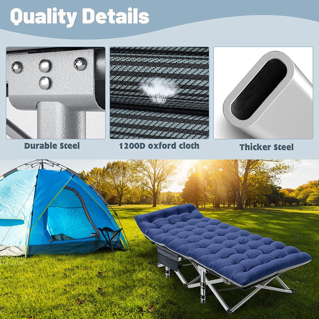 Oversized XL Folding Sleeping Cot V7889