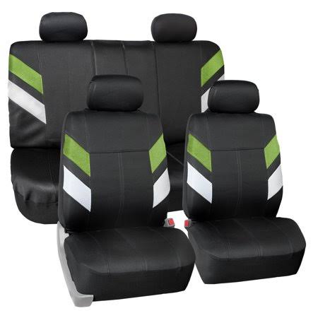 Green Neoprene Car Seat Covers Full Set Universal M3028