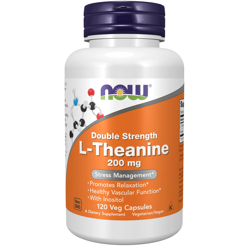 L-Theanine 200 mg with Inositol, 120 Veg Capsules H824598