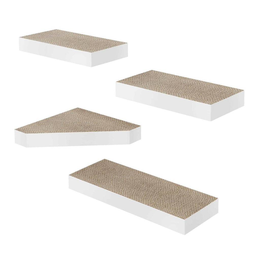 Cat Scratcher Floating Shelf Combo F479