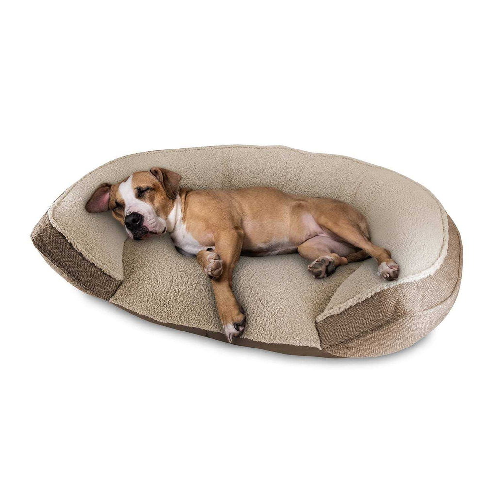 Oval Round Cuddler Pet Dog Bed K414