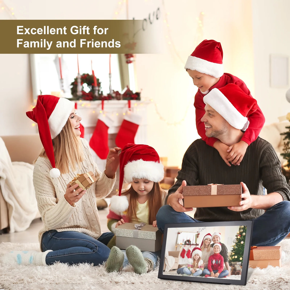 21.5-Inch WiFi Digital Picture Frame with IPS Screen A8022