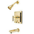 Polished Brass Tub Shower Faucet Z956