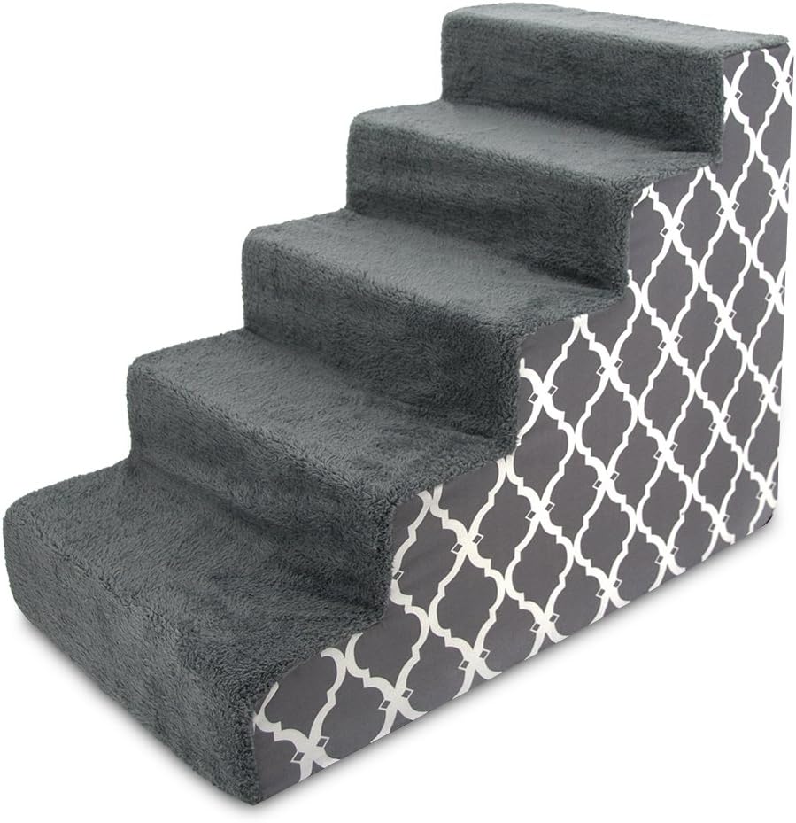 CertiPUR-US Certified Foam 3-Step Pet Steps and Stairs U3806