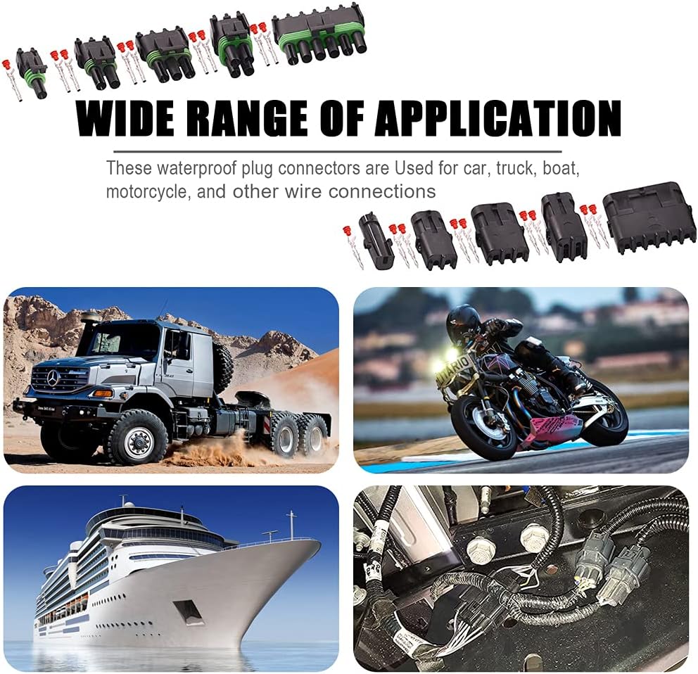 473PCS Waterproof Electrical Connector Kit with Pin Removal Tool J7915