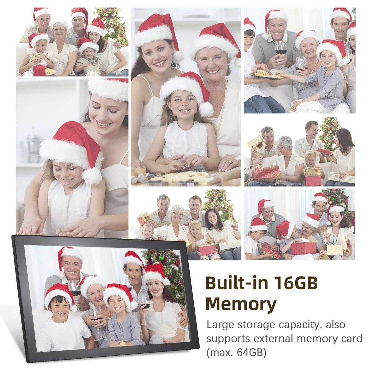 21.5-Inch WiFi Digital Picture Frame with IPS Screen A8022