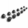 Rubber Dumbbell Set 5-50 lbs. J696