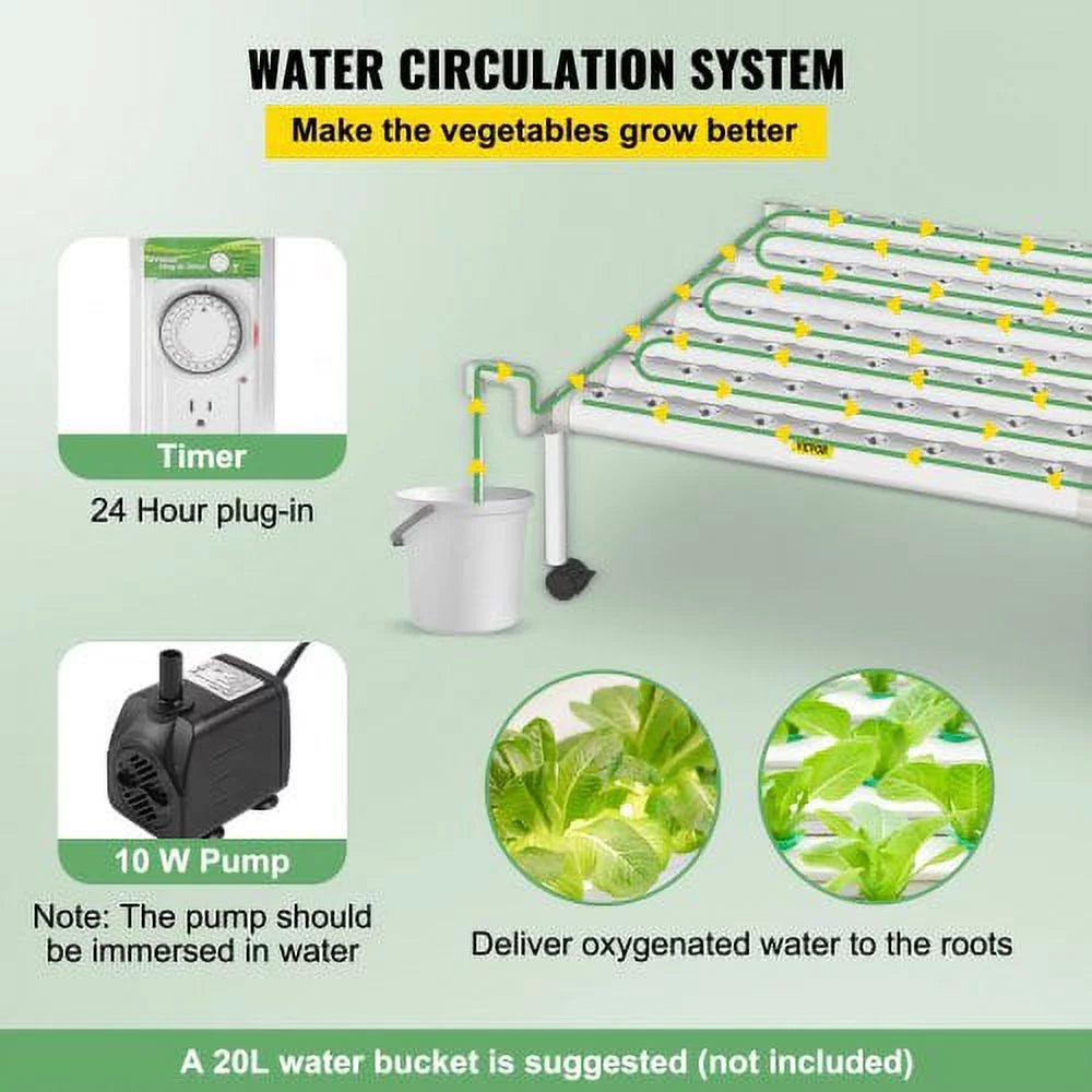 Hydroponics Growing System with 72 Sites and Timer X941406