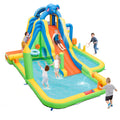 Inflatable Water Slide with Splash Pool Climbing Wall N844