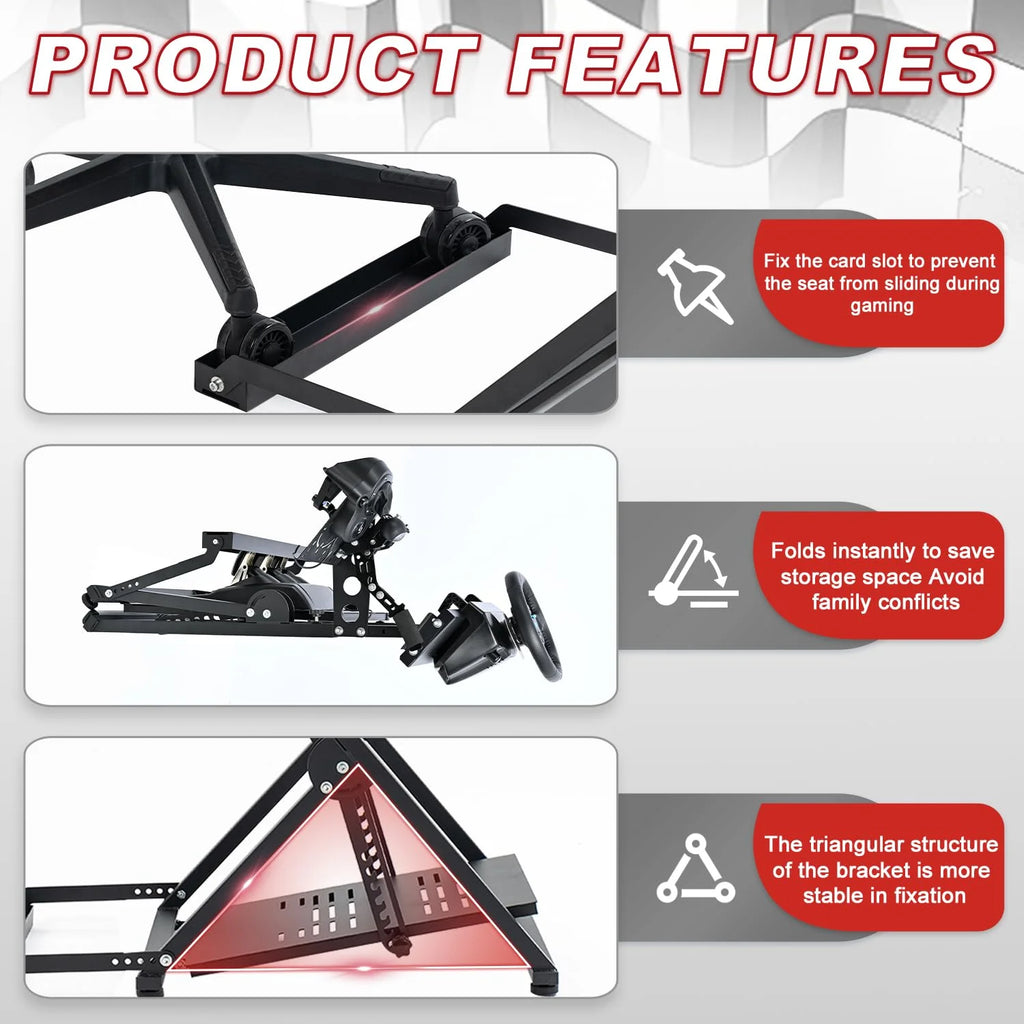 Foldable Racing Wheel Stand C557634