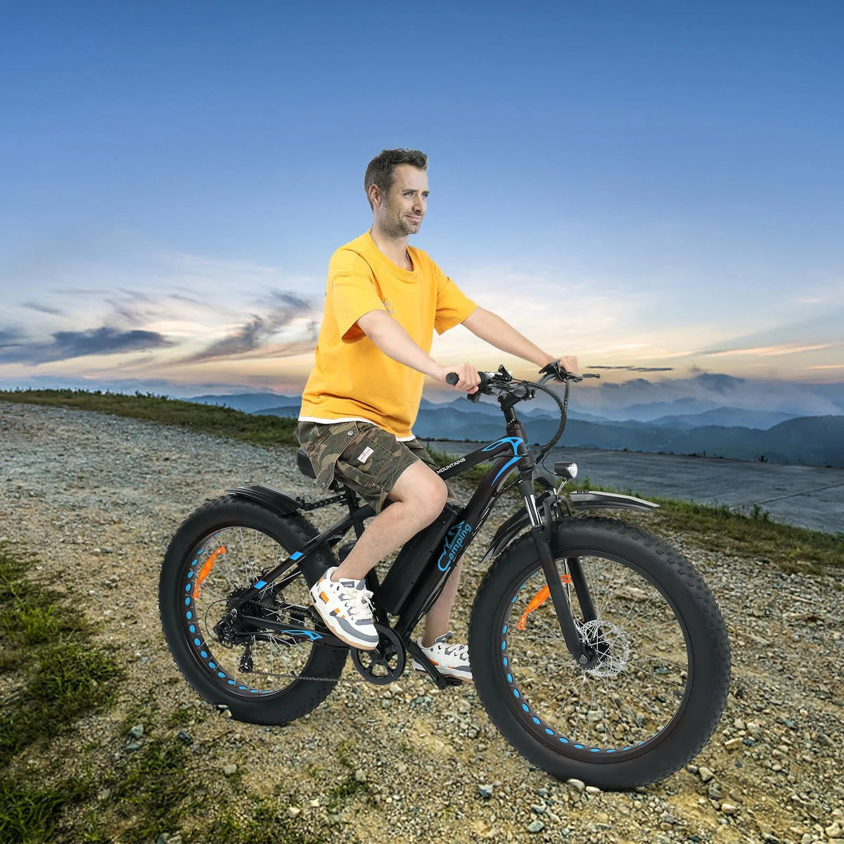 26 inch 7-Speed Electric Mountain Bicycle 500W 48V 10Ah B300615