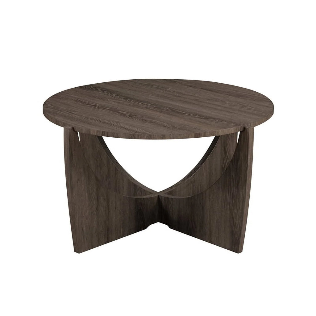 35" Round Wood Coffee Table A78858