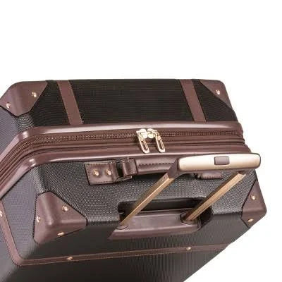 Brown Hardside Expandable Suitcase E675440