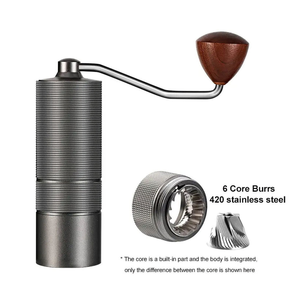 Adjustable Stainless Steel Conical Burr Manual Coffee Grinder J363441