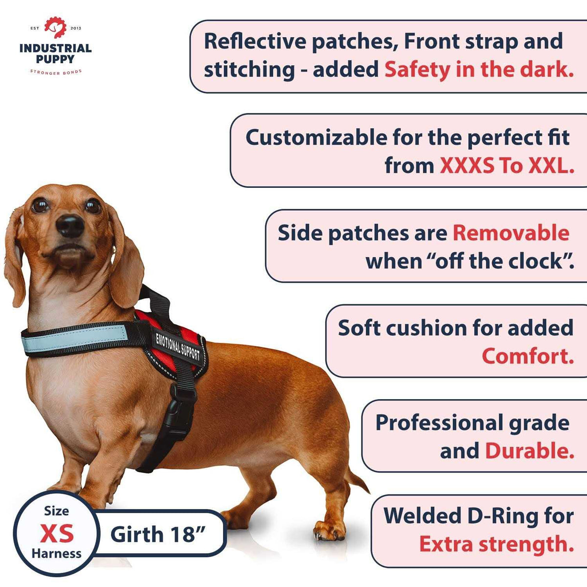 Reflective Dog Vest Harness G121