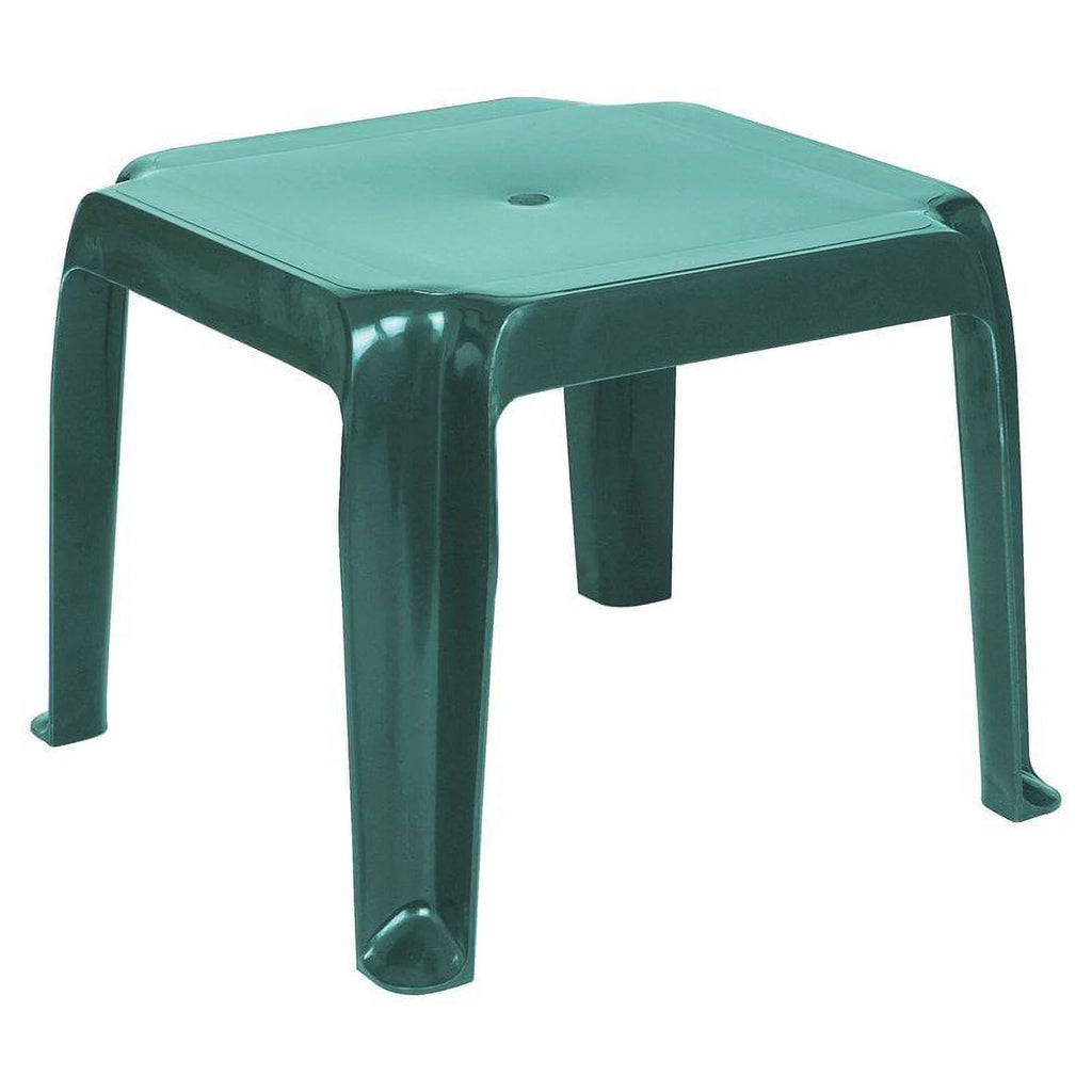 Green Resin Patio Side Table Set of 2 M209