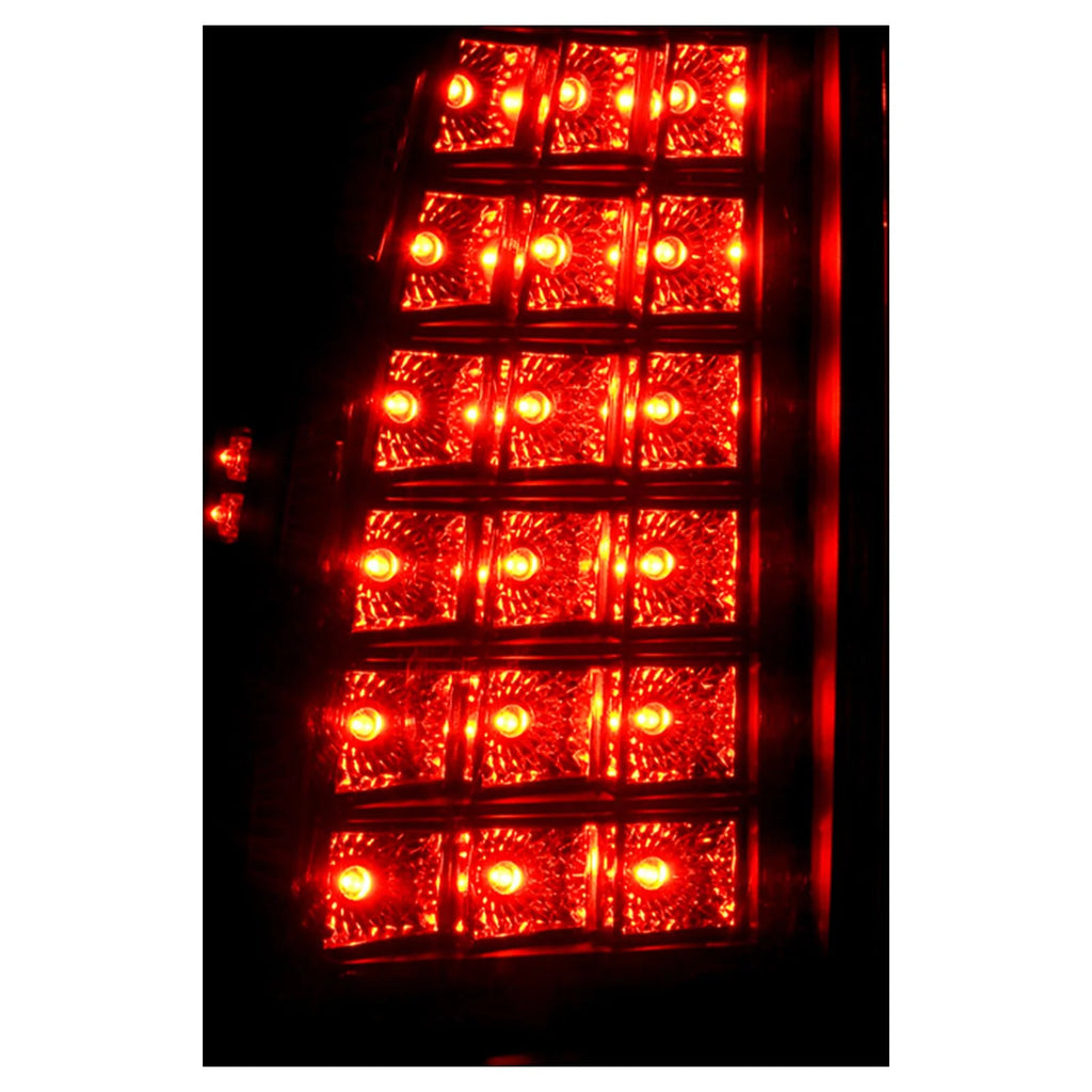 Smoked Lens Black Housing LED Tail Lights Pair F271785