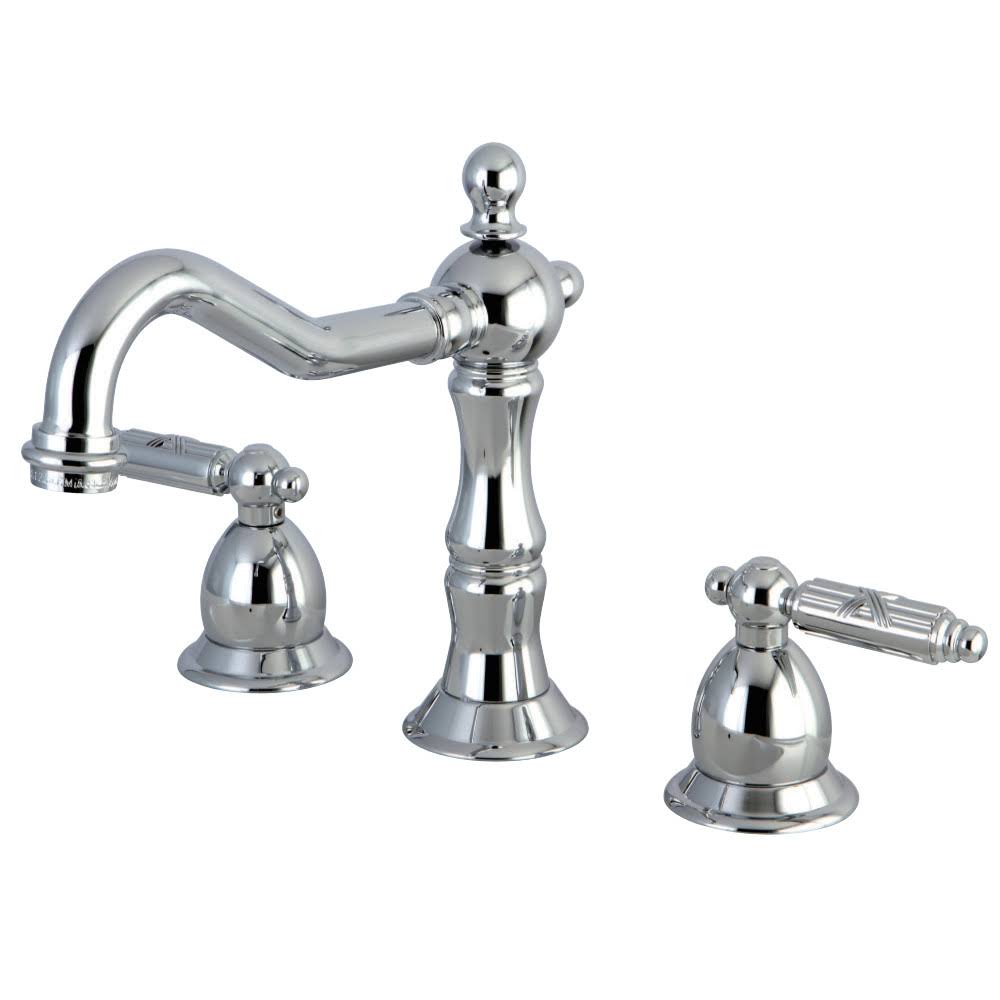 Chrome Widespread Lavatory Faucet with Brass Pop-Up K794