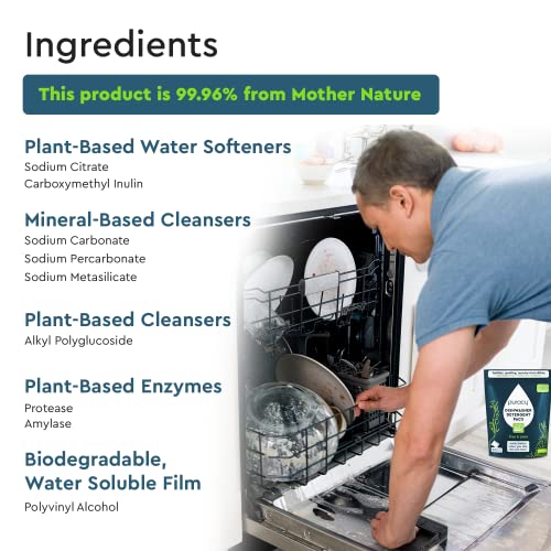 Natural Dishwasher Detergent Pods 50 Count N204