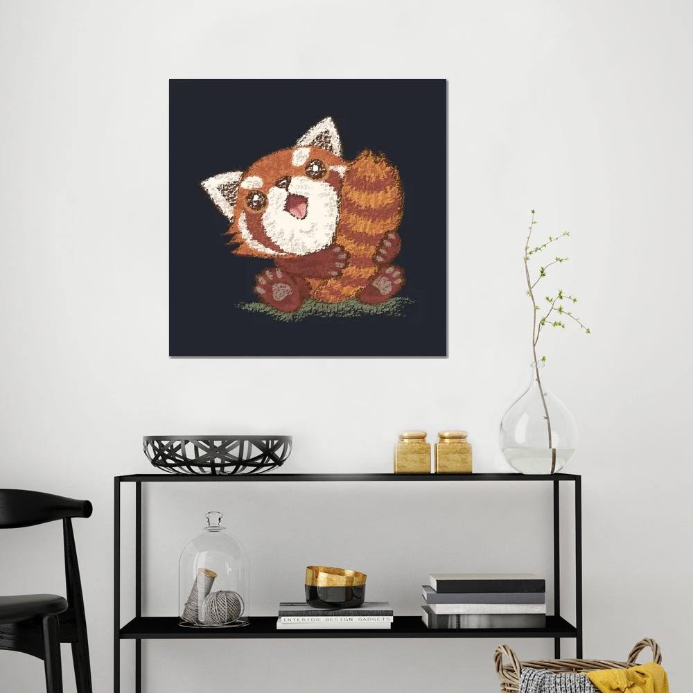 Red Panda Canvas Art Picture R750