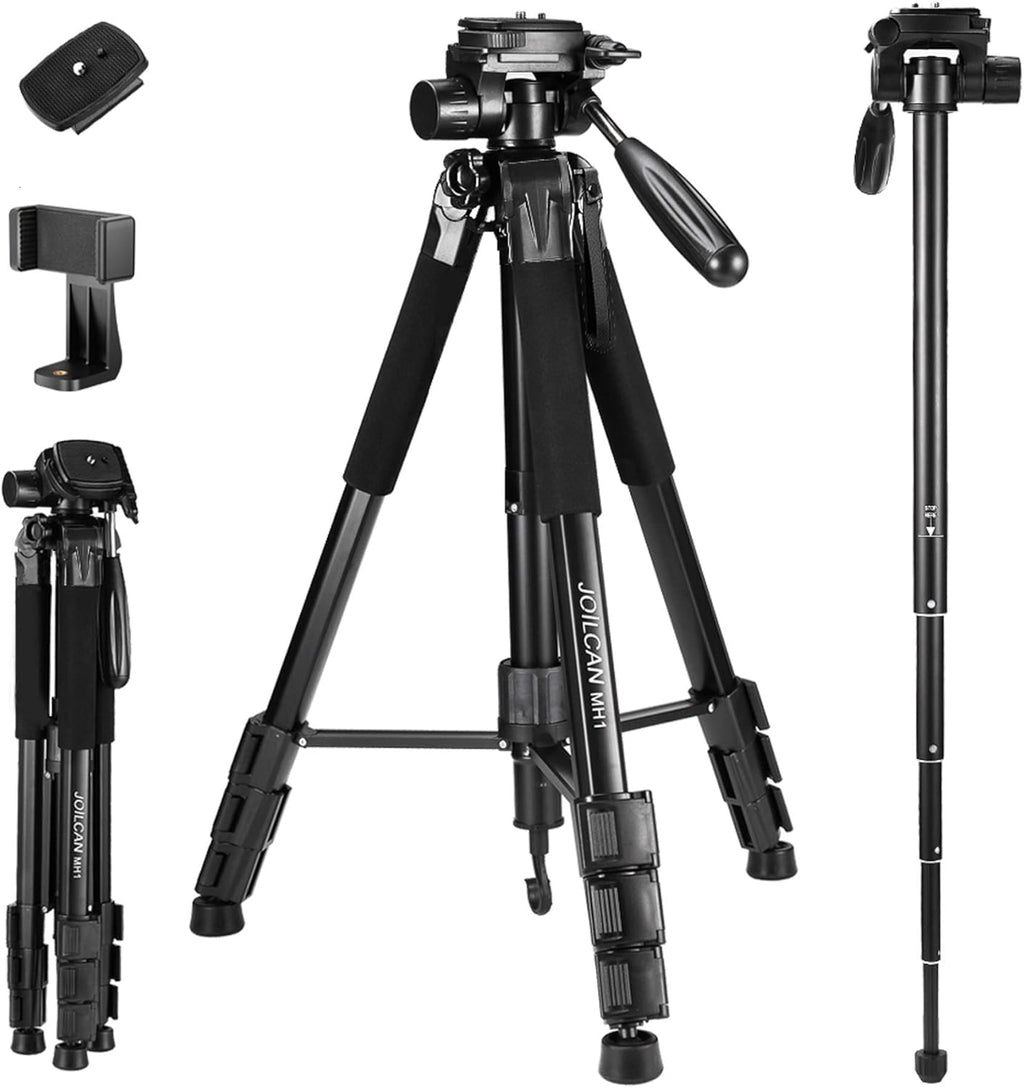 72-Inch Aluminum Tripod with 2 Quick Release Plates and Carrying Case F810928