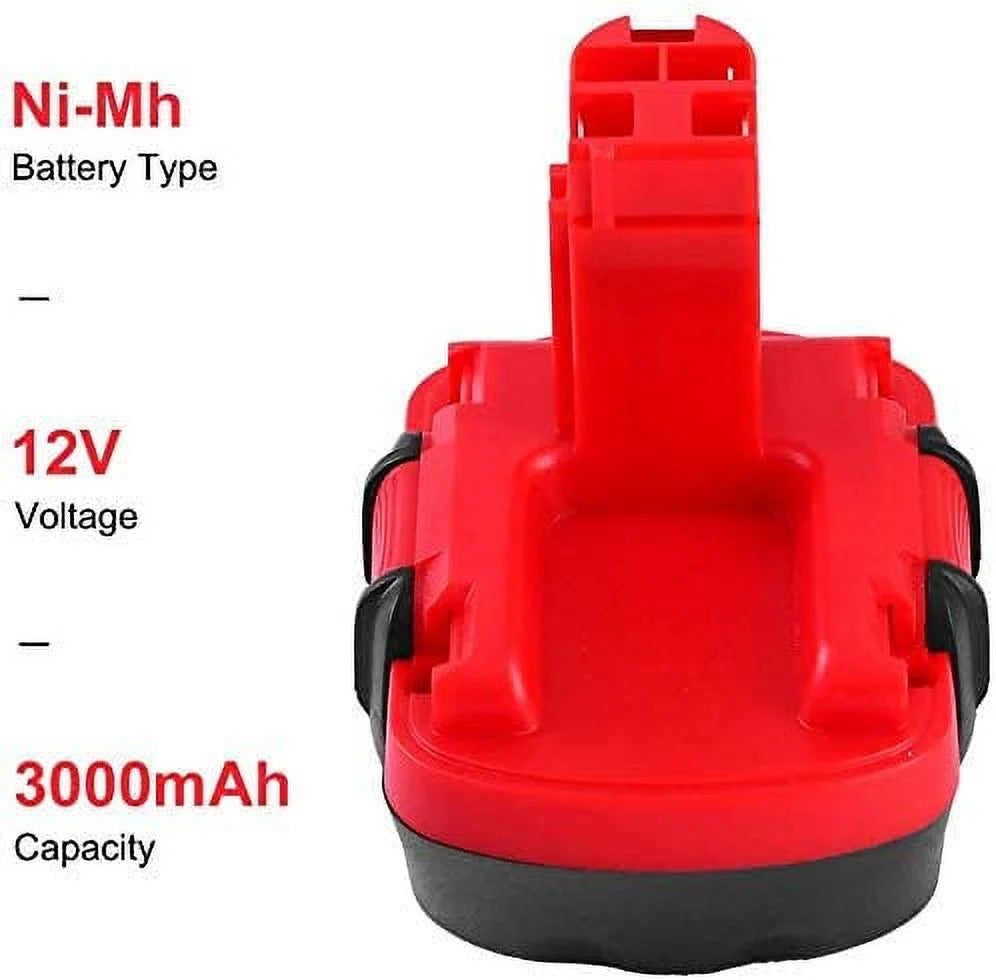 2 Pack 12V 3.0Ah Ni-MH Cordless Power Tool Battery O826