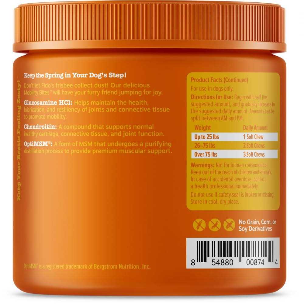 Bacon Hip & Joint Bites for Dogs D78705