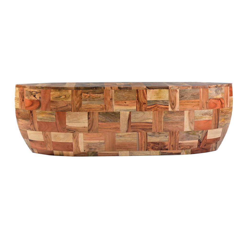 42 Inch Mango Wood Oval Coffee Table P831087