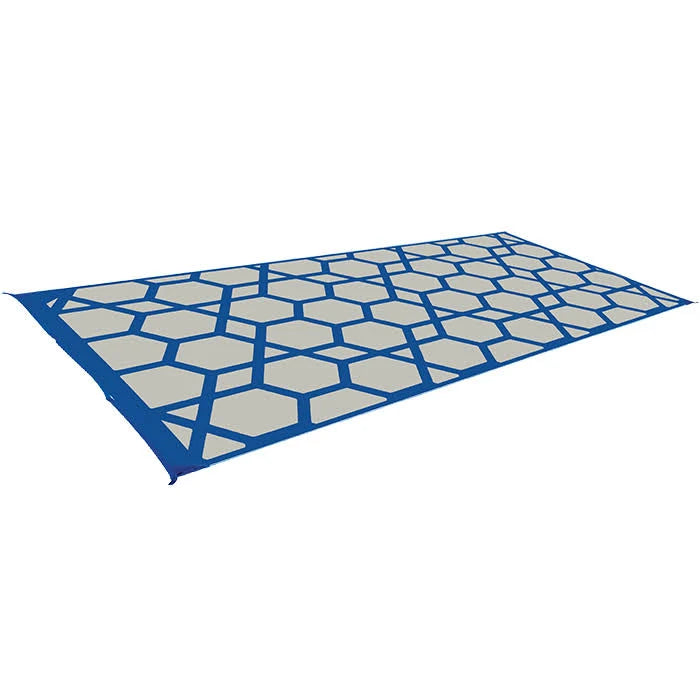 Blue Geometric RV Patio Mat R197